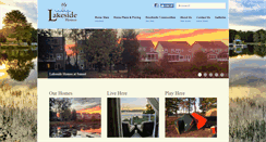 Desktop Screenshot of lakeside-homes.com